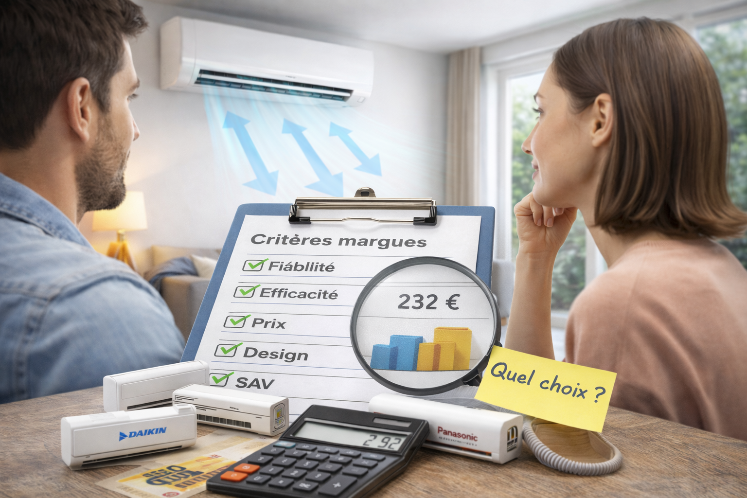 Marques d’airco : ce qu’il faut regarder (garantie, SAV, bruit, performance)