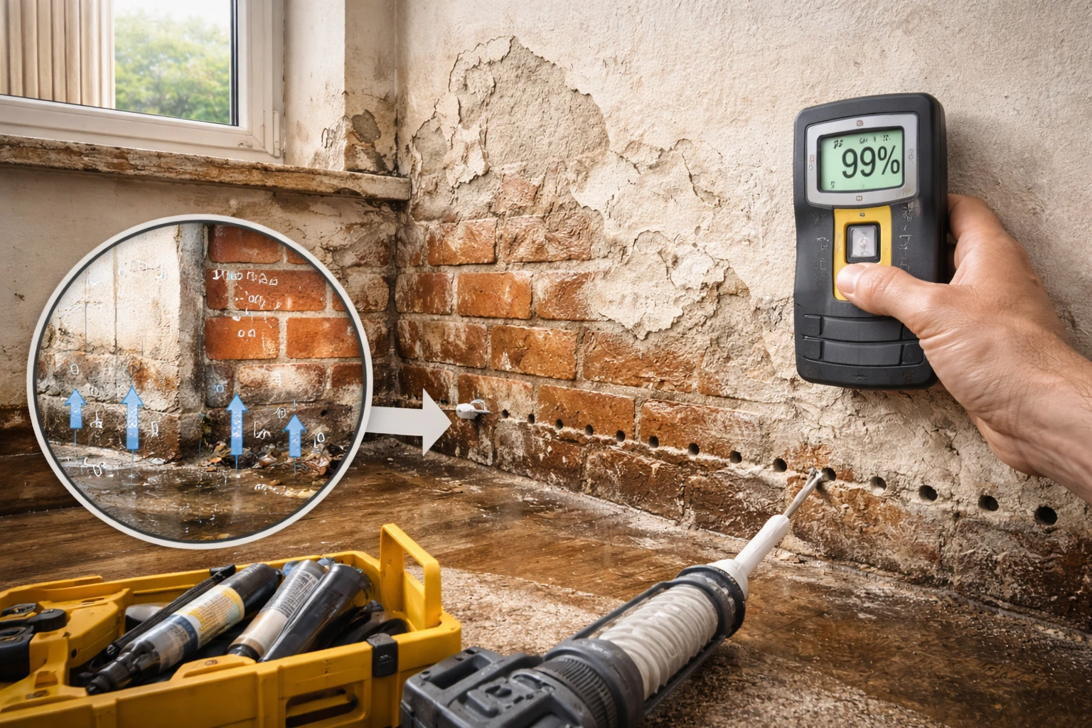 Remontées capillaires : comment les reconnaître, les traiter et à quel prix