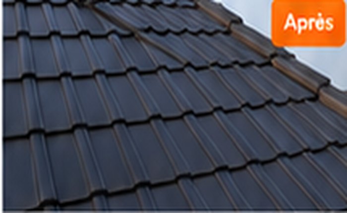 Nouvelle toiture en tuiles après rénovation